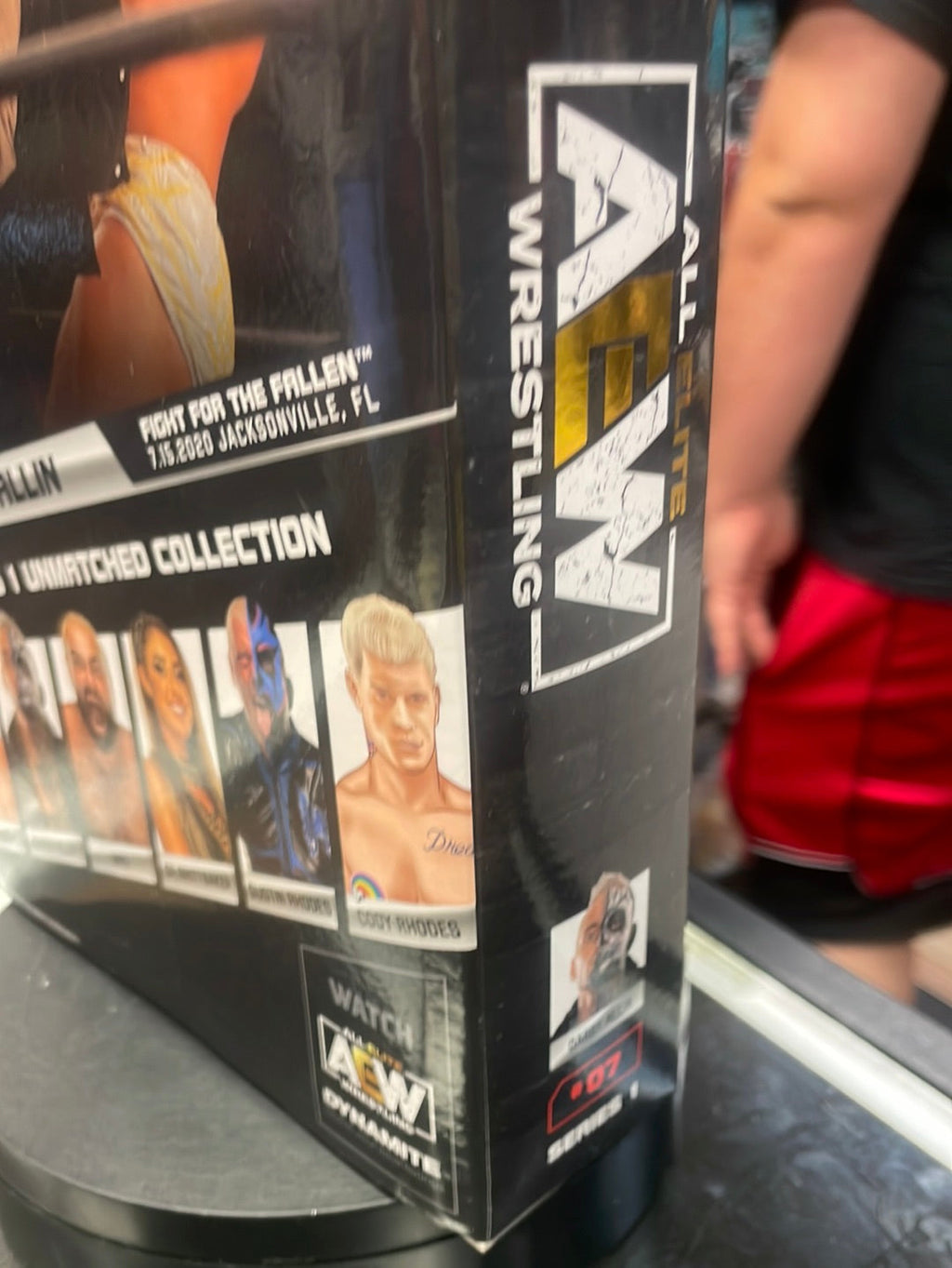 Darby Allen Unmatched Chase 1 of 50 (Jazwares, AEW All Elite Wrestling) product image 11, provided for visual reference and