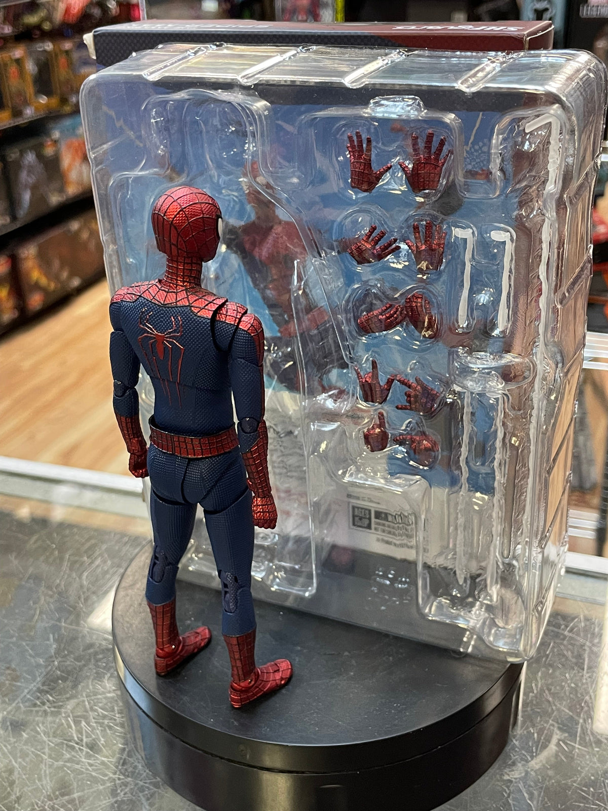 Andrew Garfield Spider-Man (Bandai Tamashii Nations, Marvel) COMPLETE product image 6, provided for visual reference and