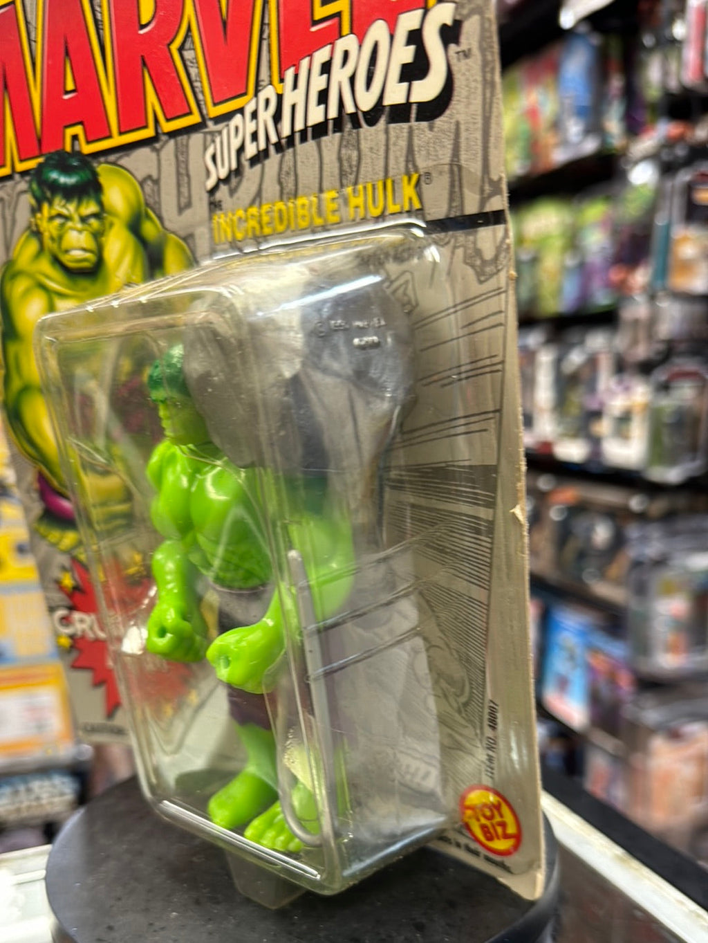 Crushing Arm Incredible Hulk (Vintage Marvel Superheroes, ToyBiz) Sealed product image 6, provided for visual reference and