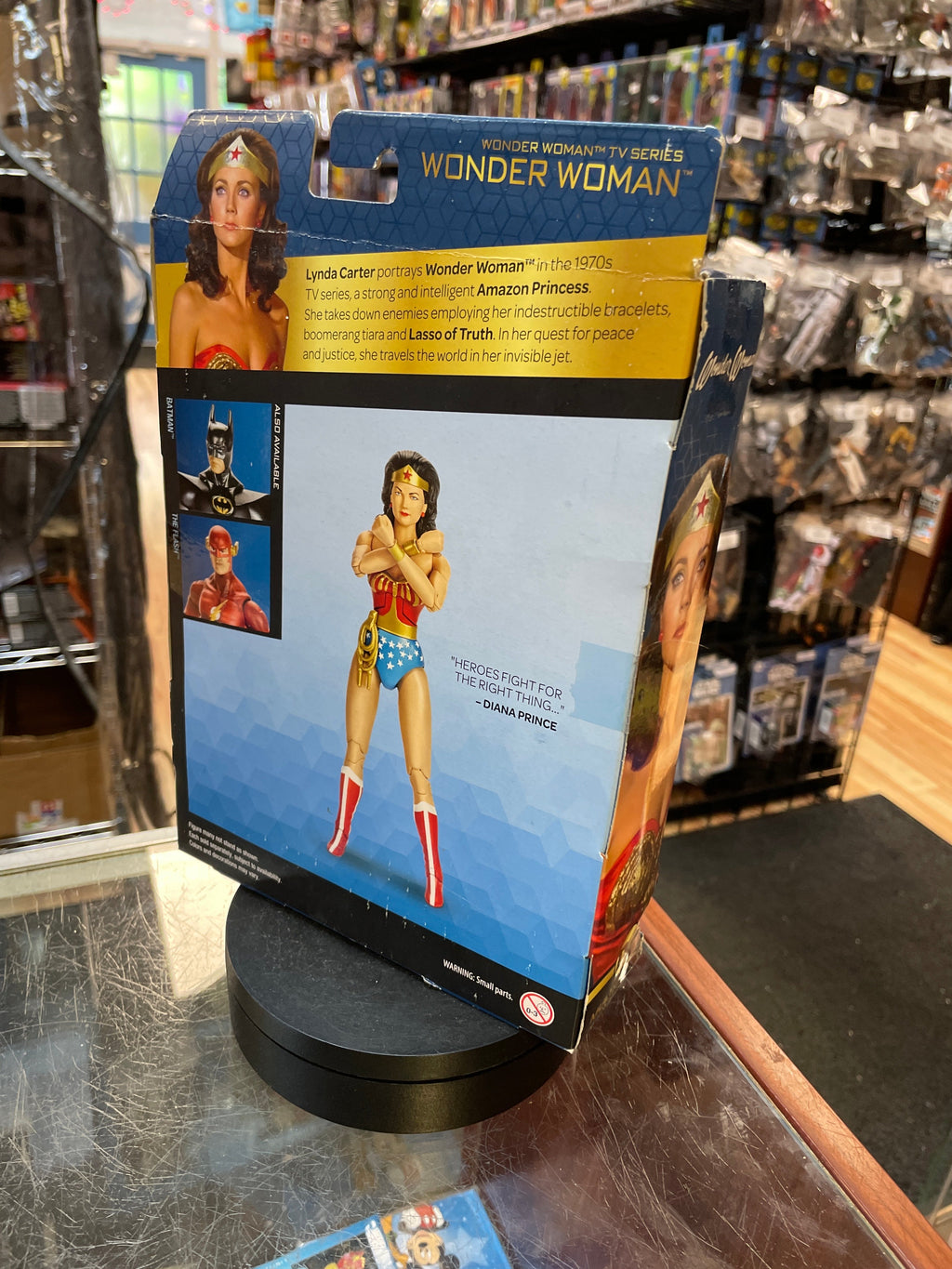 Lynda Carter Wonder Woman (DC Multiverse, Mattel) **SEALED** product image 2, provided for visual reference and product