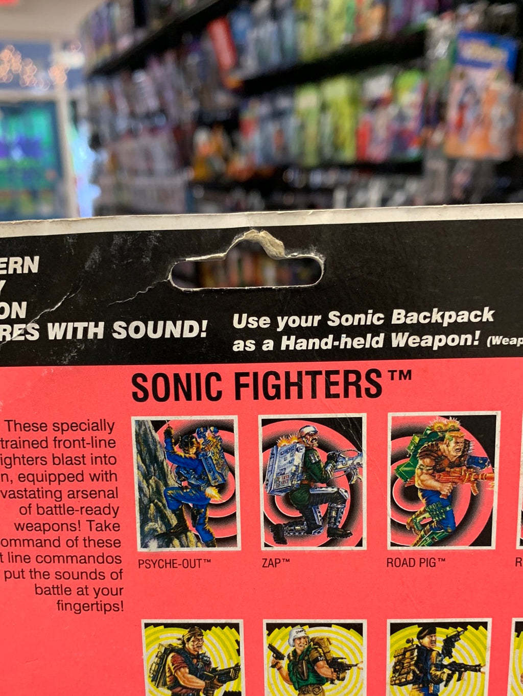 Sonic Fighters Major Bludd (Vintage GI Joe, Hasbro) Sealed product image 15, provided for visual reference and product