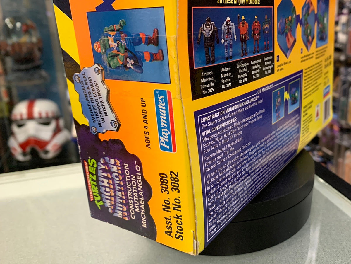 Mighty Mutations Michaelangelo 0092 (Vintage TMNT Ninja Turtles, Playmates) Sealed product image 7, provided for visual