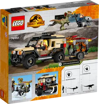 76951 Pyrorapter and Dilophosaurus Transport product image 2, provided for visual reference and product detail review