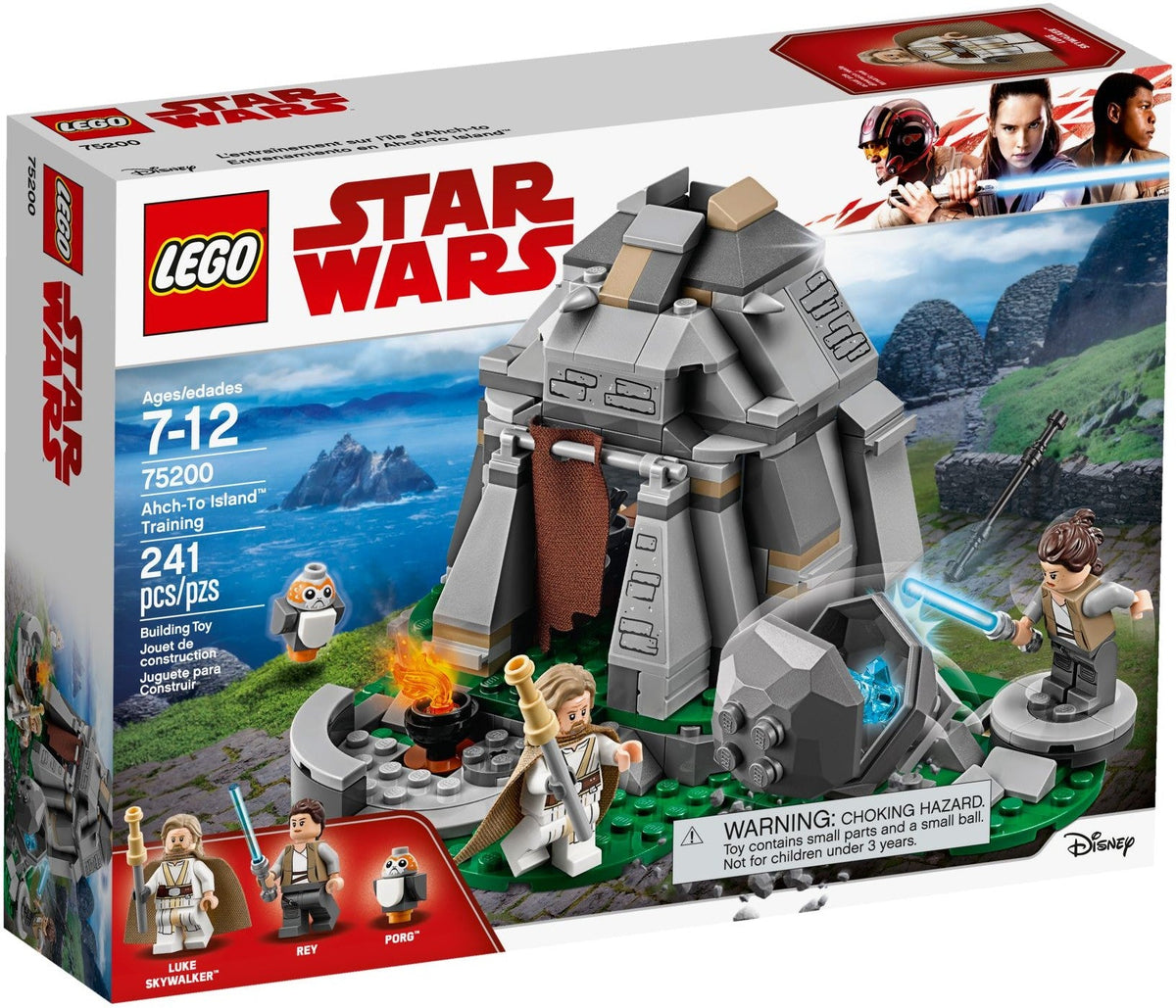 75200 Star Wars: The Last Jedi Ahch-To Island Training (Retired) (New Sealed) product image 2, provided for visual reference