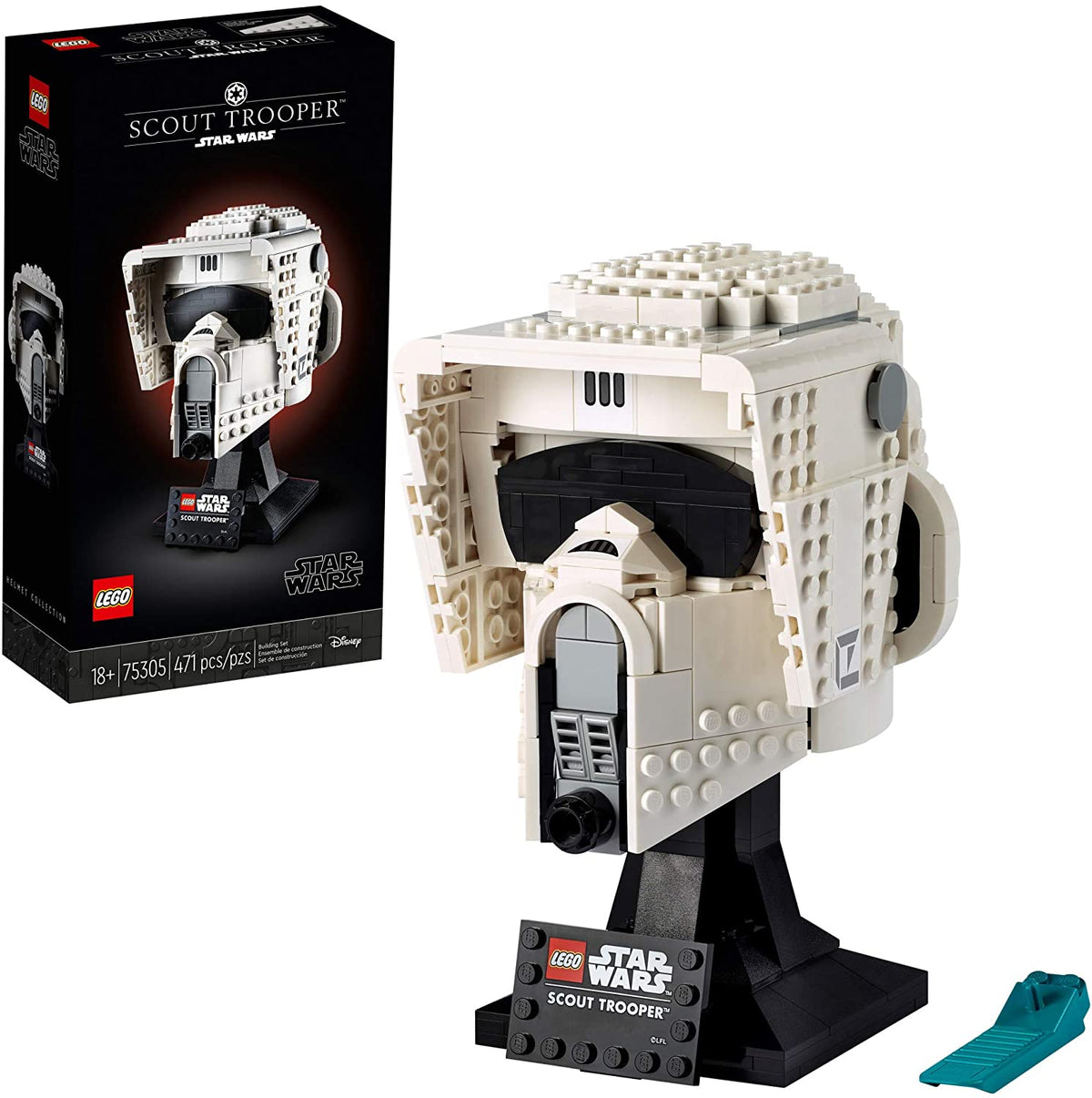 75305 Scout Trooper Bust (Certified Complete) (Retired) product image 1, provided for visual reference and product detail