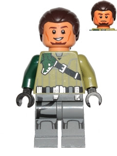 SW0602 Kanan Jarrus (Dark Brown Hair and Eyebrows) product image 1, provided for visual reference and product detail review