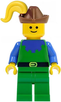 CAS135 Forestman - Blue, Brown Hat, Yellow Plume product image 1, provided for visual reference and product detail review