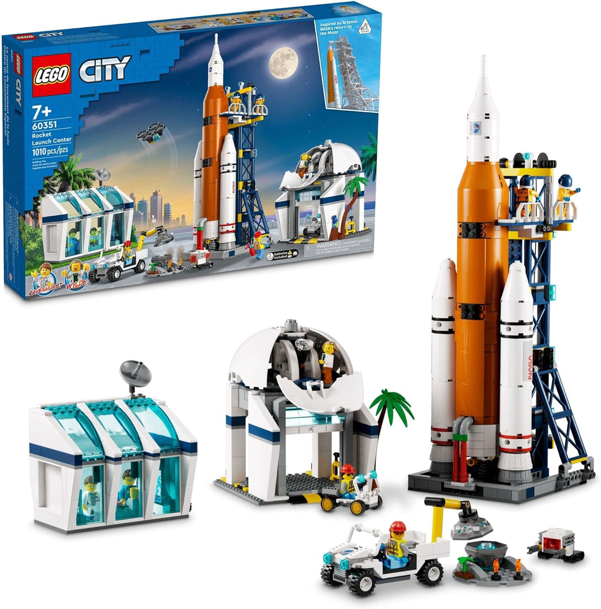 60351 Rocket Launch Center (Retired) (New Sealed) product image 1, provided for visual reference and product detail review
