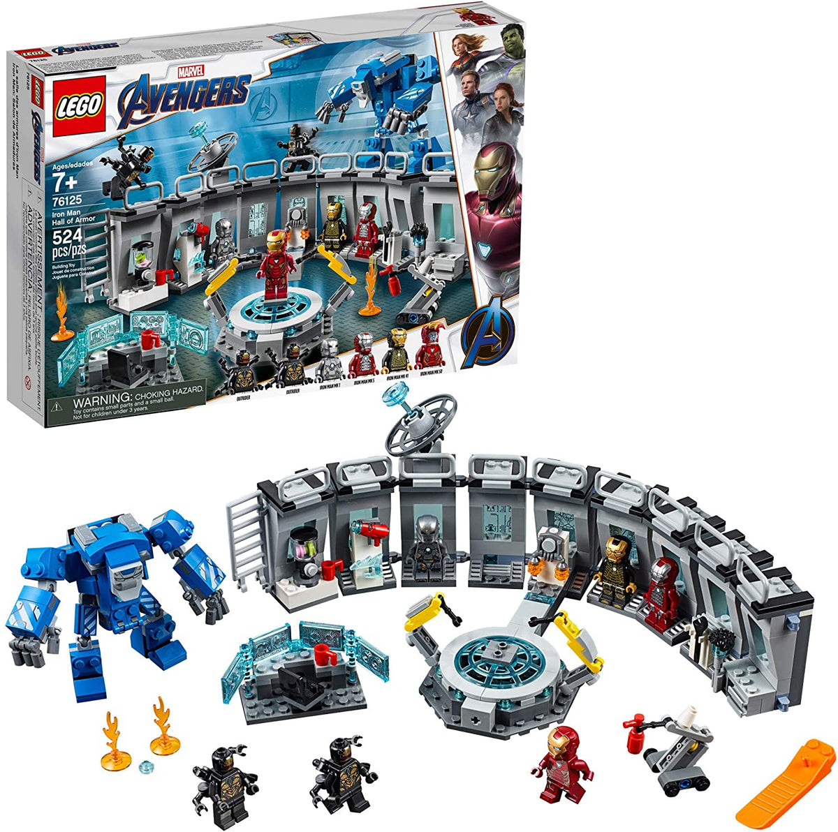 76125 Iron Man Hall of Armor (Retired) (Certified Complete) product image 1, provided for visual reference and product