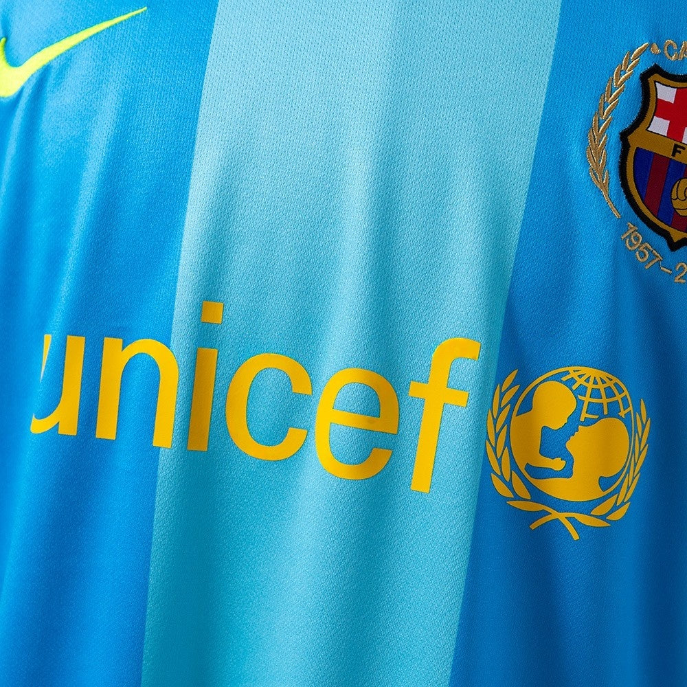 Barcelona Jersey 2007/08 Away Retro Football Kit product image 7