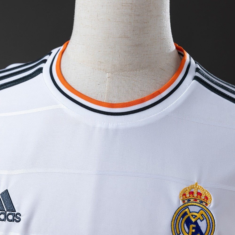 Real Madrid Jersey 2013/14 Home Retro Football Kit Long product image 8
