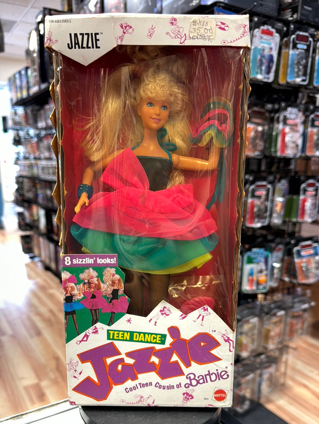 Teen Dance Jazzie 3634 (Vintage Barbie, Mattel) product image 1, provided for visual reference and product detail review