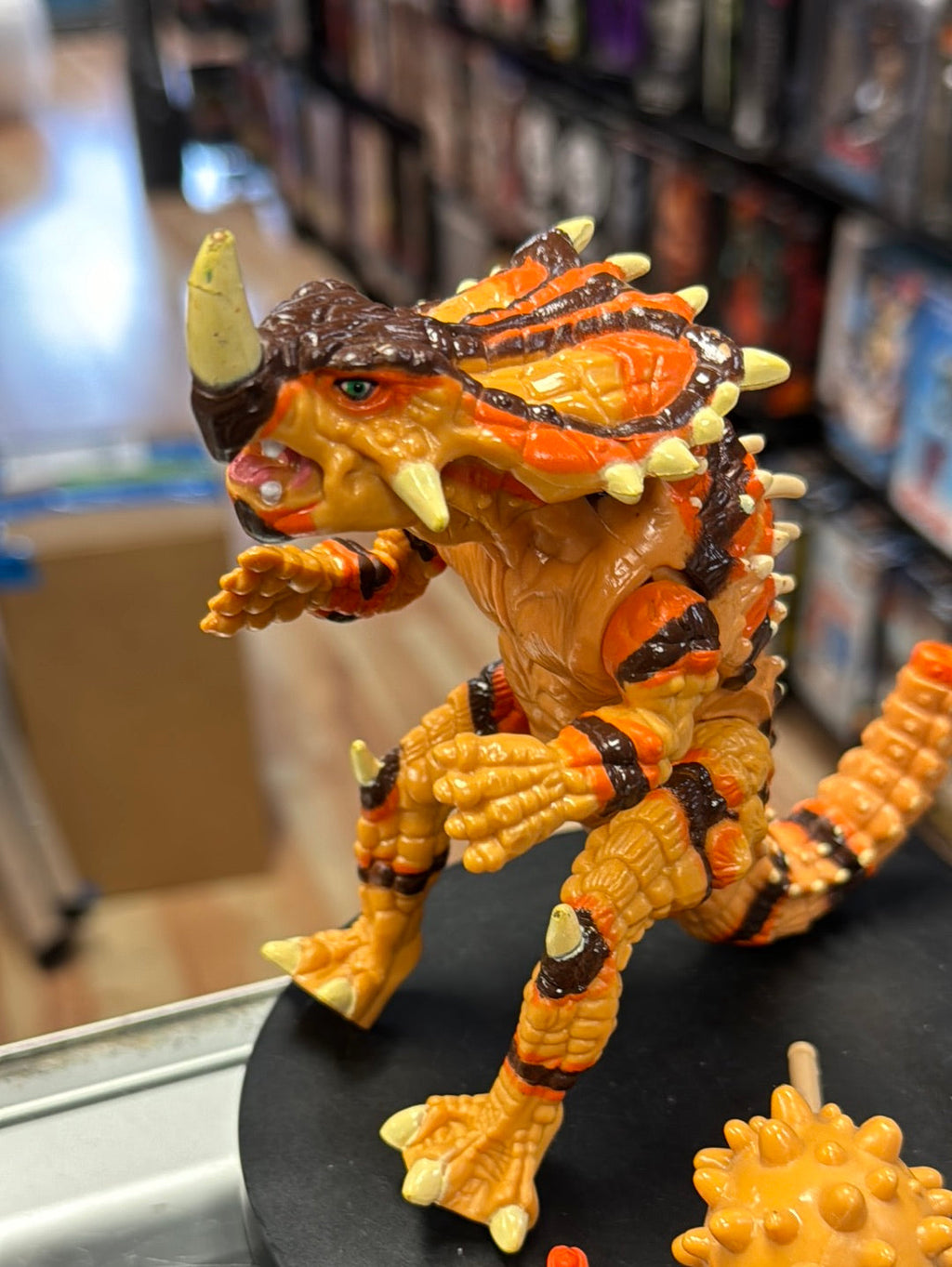 Armadon Tristegasauratops 6” Complete (Playmates, Vintage Primal Rage) product image 3, provided for visual reference and