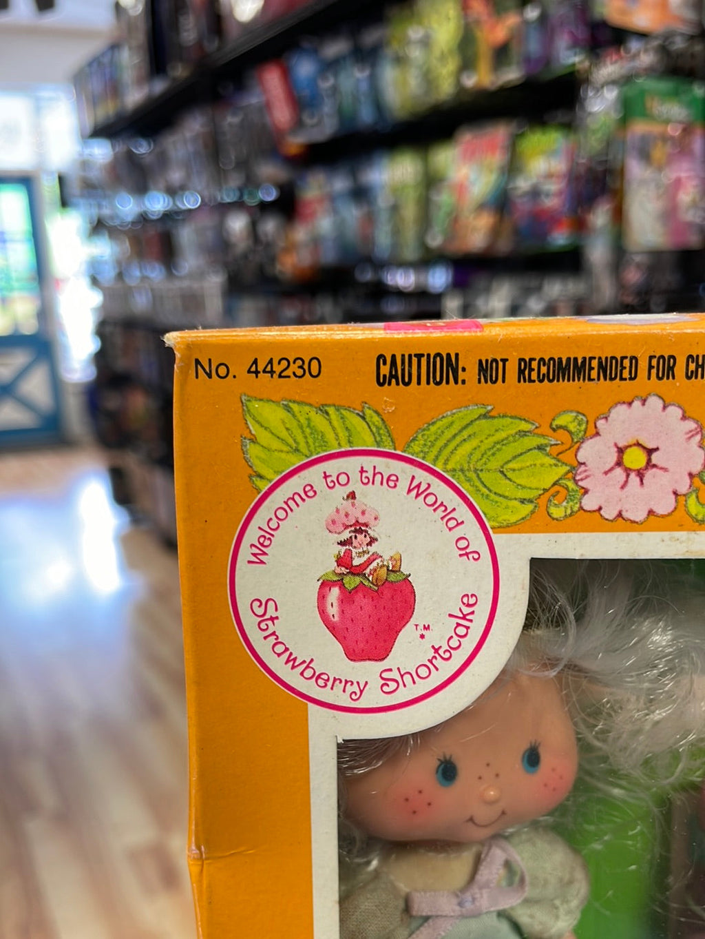 Angel Cake with Souffle (Vintage Strawberry Shortcake, Kenner) Open Box product image 2, provided for visual reference and
