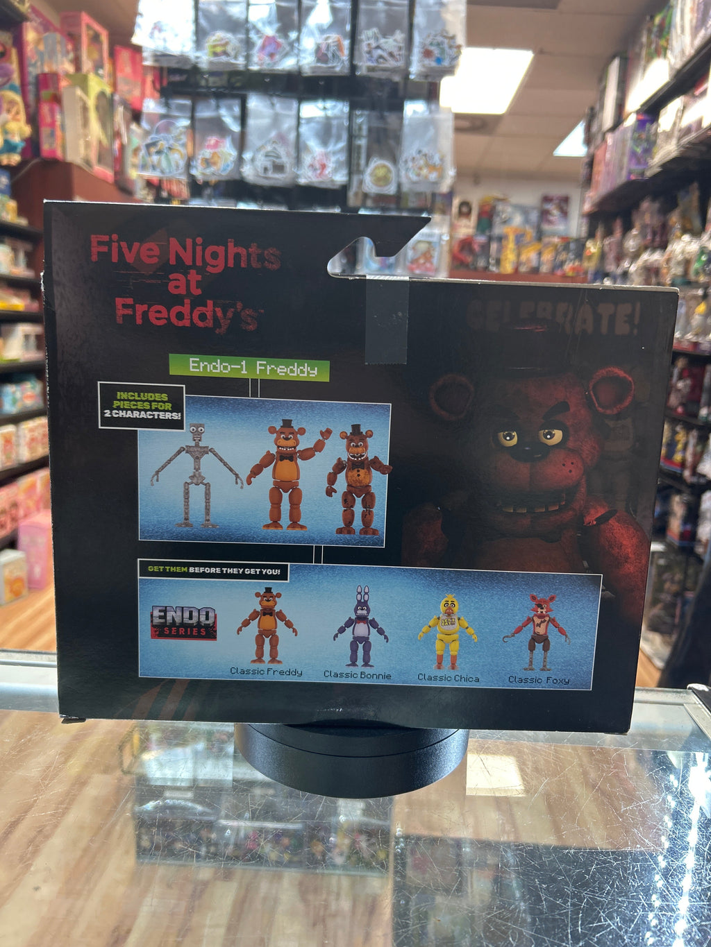 Classic & Withered Freddy (Five Nights at Freddy, Jazwares) *SEALED* product image 4, provided for visual reference and