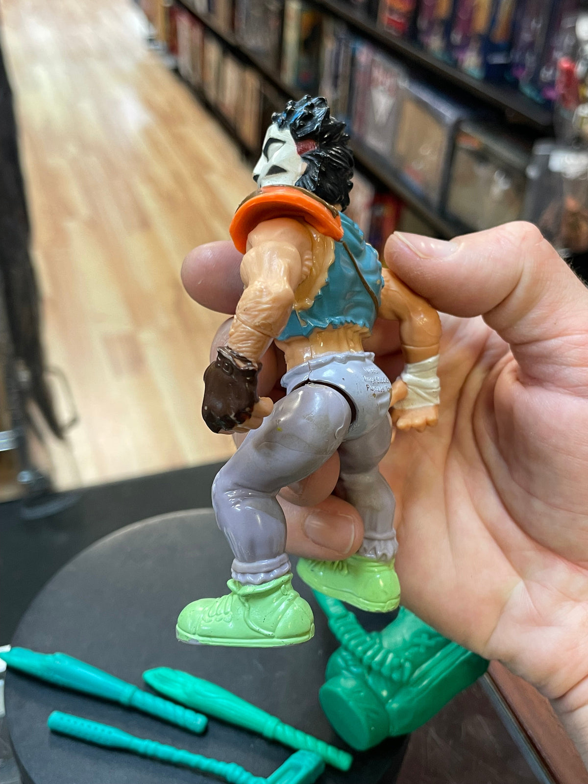 Casey Jones 2455 (TMNT Ninja Turtles, Playmates) **COMPLETE** product image 3, provided for visual reference and product