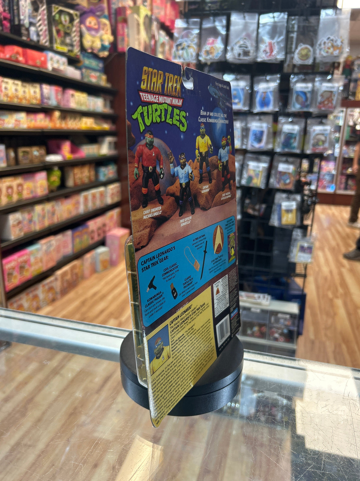 Captain Leonardo 2570 (Vintage TMNT Ninja Turtles, Playmates) **SEALED** product image 5, provided for visual reference and