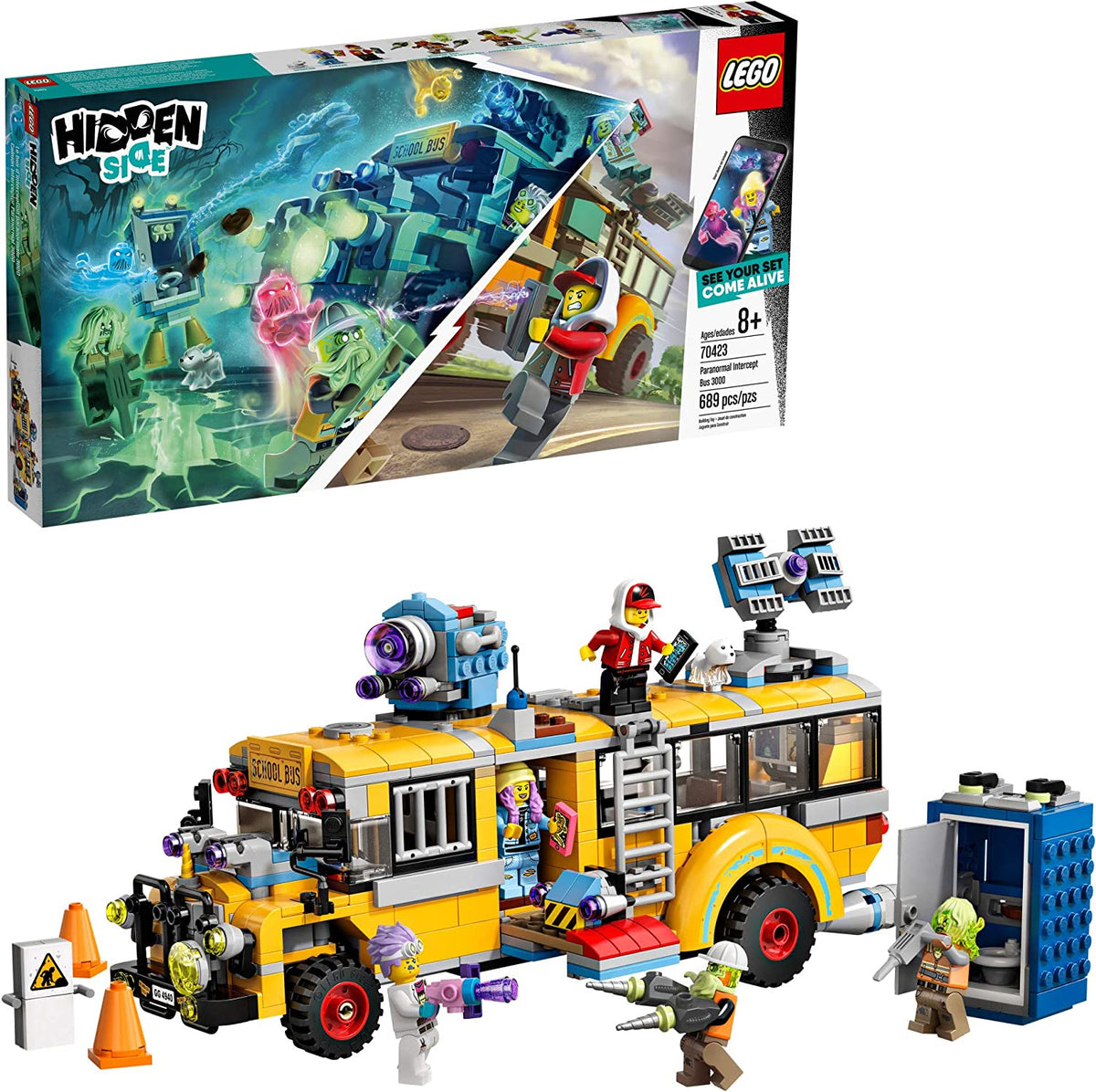 70423 Hidden Side Paranormal Intercept Bus 3000 (Retired) (New Sealed) product image 1, provided for visual reference and