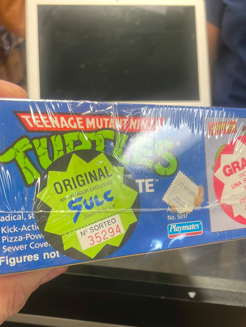 Argentinian Cheapskate with Splinter (Vintage TMNT Ninja Turtles, Playmates) product image 14, provided for visual reference