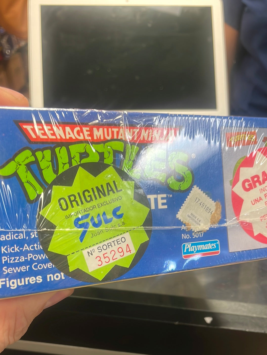 Argentinian Cheapskate with Splinter (Vintage TMNT Ninja Turtles, Playmates) product image 14, provided for visual reference
