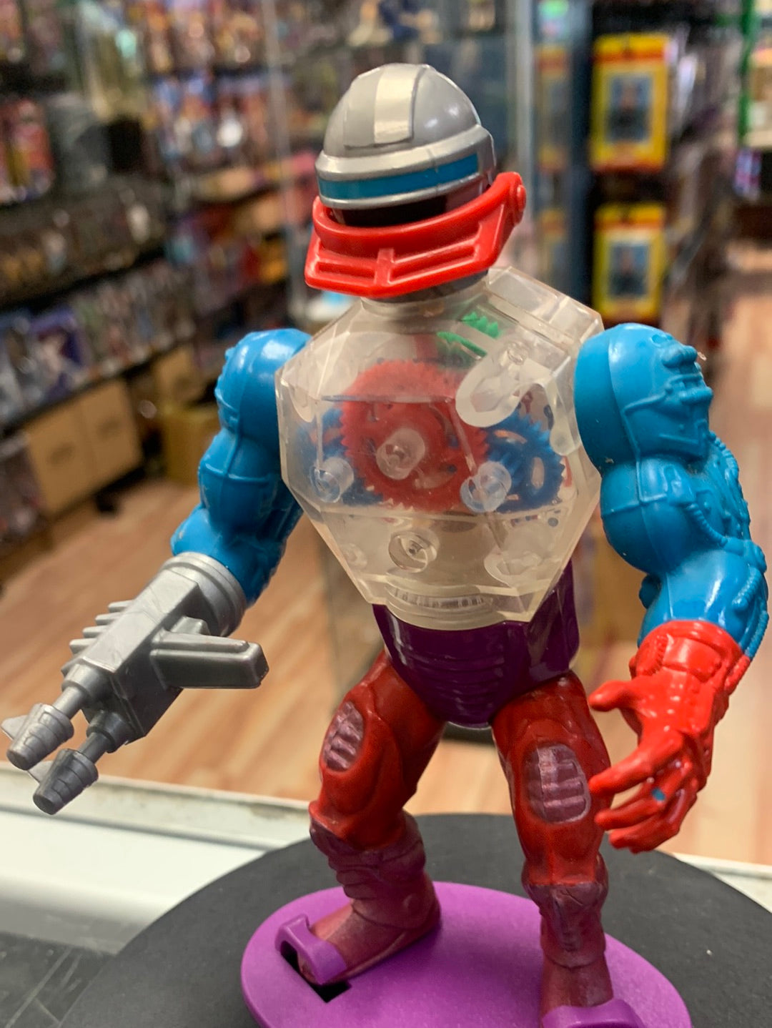 Roboto 7148 (Vintage MOTU Masters of The Universe, Mattel) Complete product image 3, provided for visual reference and