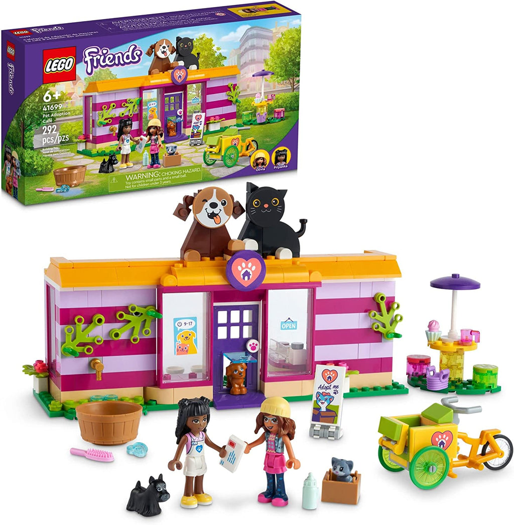 41699 LEGO Friends: Pet Adoption Café (Retired) (New Sealed) product image 1, provided for visual reference and product