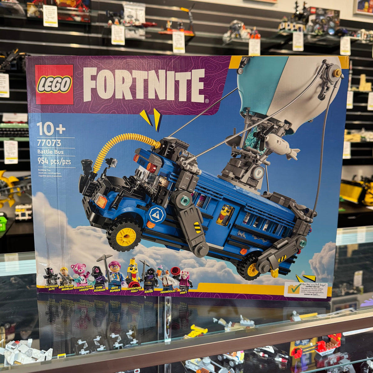 77073 Fortnite Battle Bus Certified Set (Open Box, Sealed Bags) product image 1, provided for visual reference and product