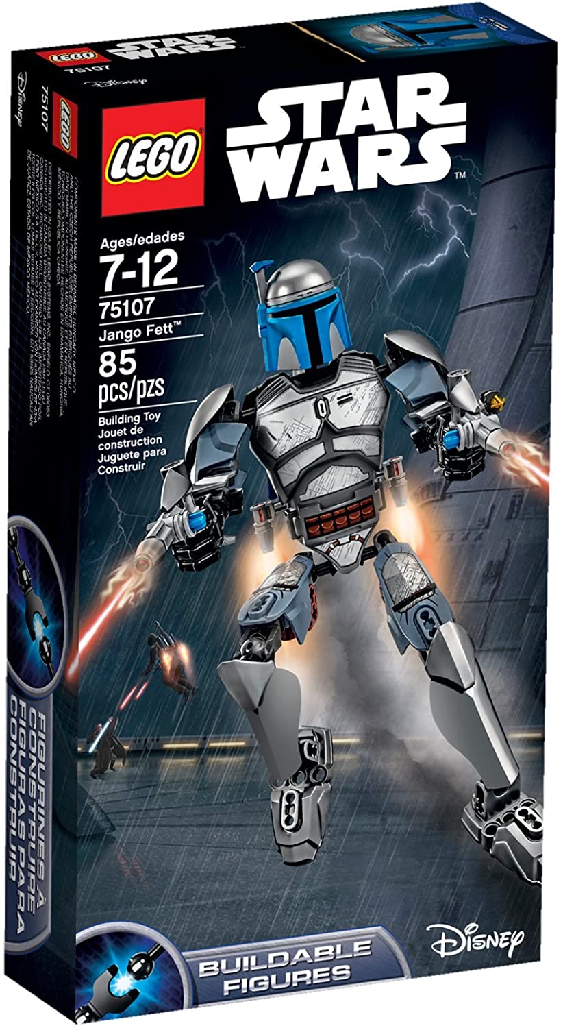 75107 Star Wars Jango Fett Buildable Figure (Retired) (New Sealed) product image 1, provided for visual reference and