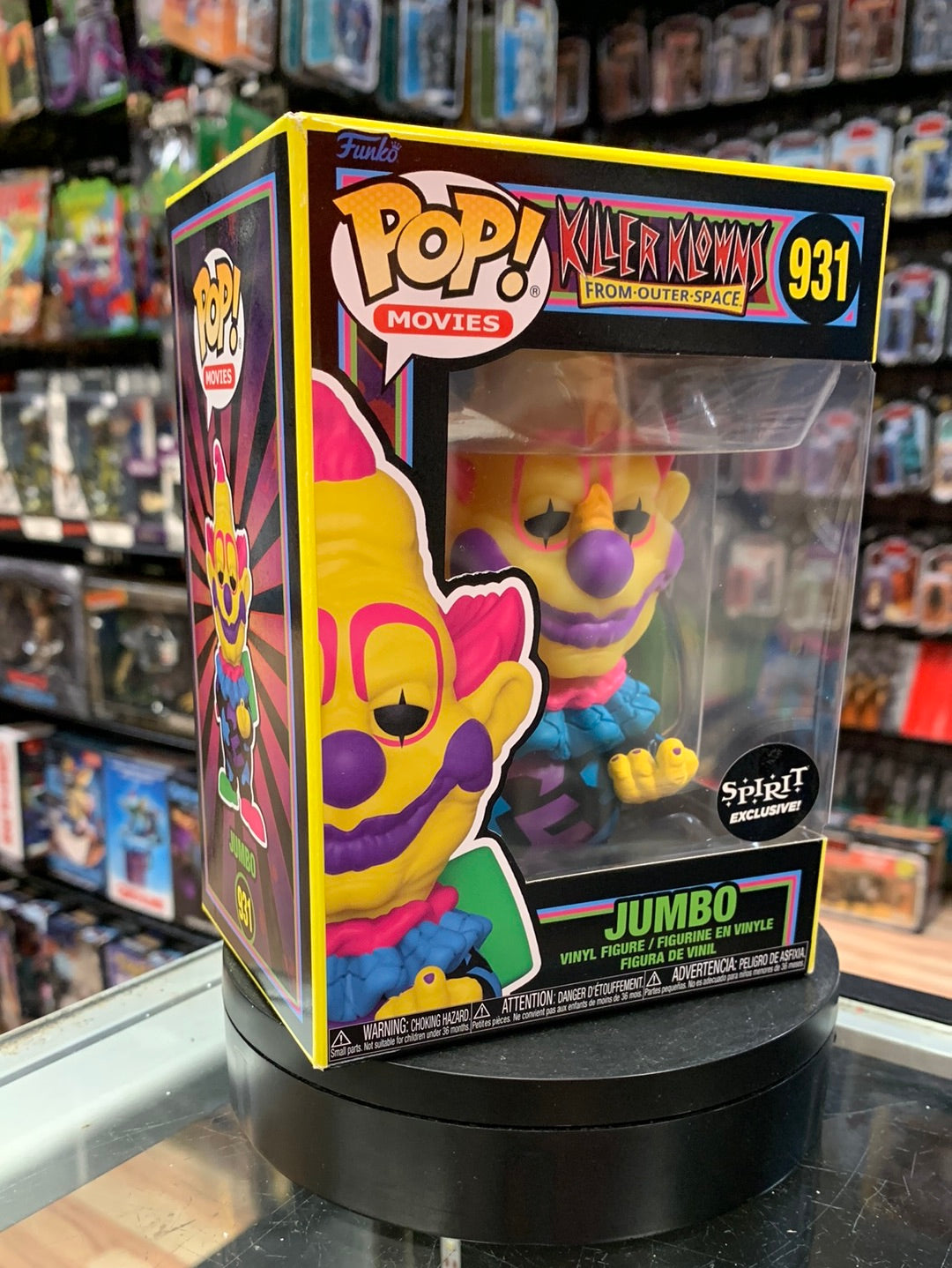 Jumbo Black Light #931 (Funko Pop! Killer Klowns from Outer Space) *Spirit Exclusive* product image 2, provided for visual