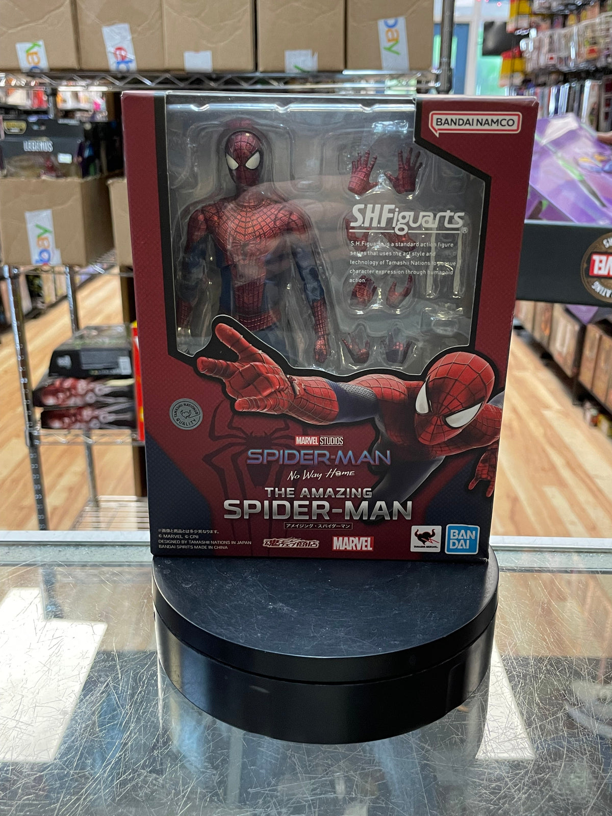 Andrew Garfield Spider-Man (Bandai Tamashii Nations, Marvel) COMPLETE product image 9, provided for visual reference and