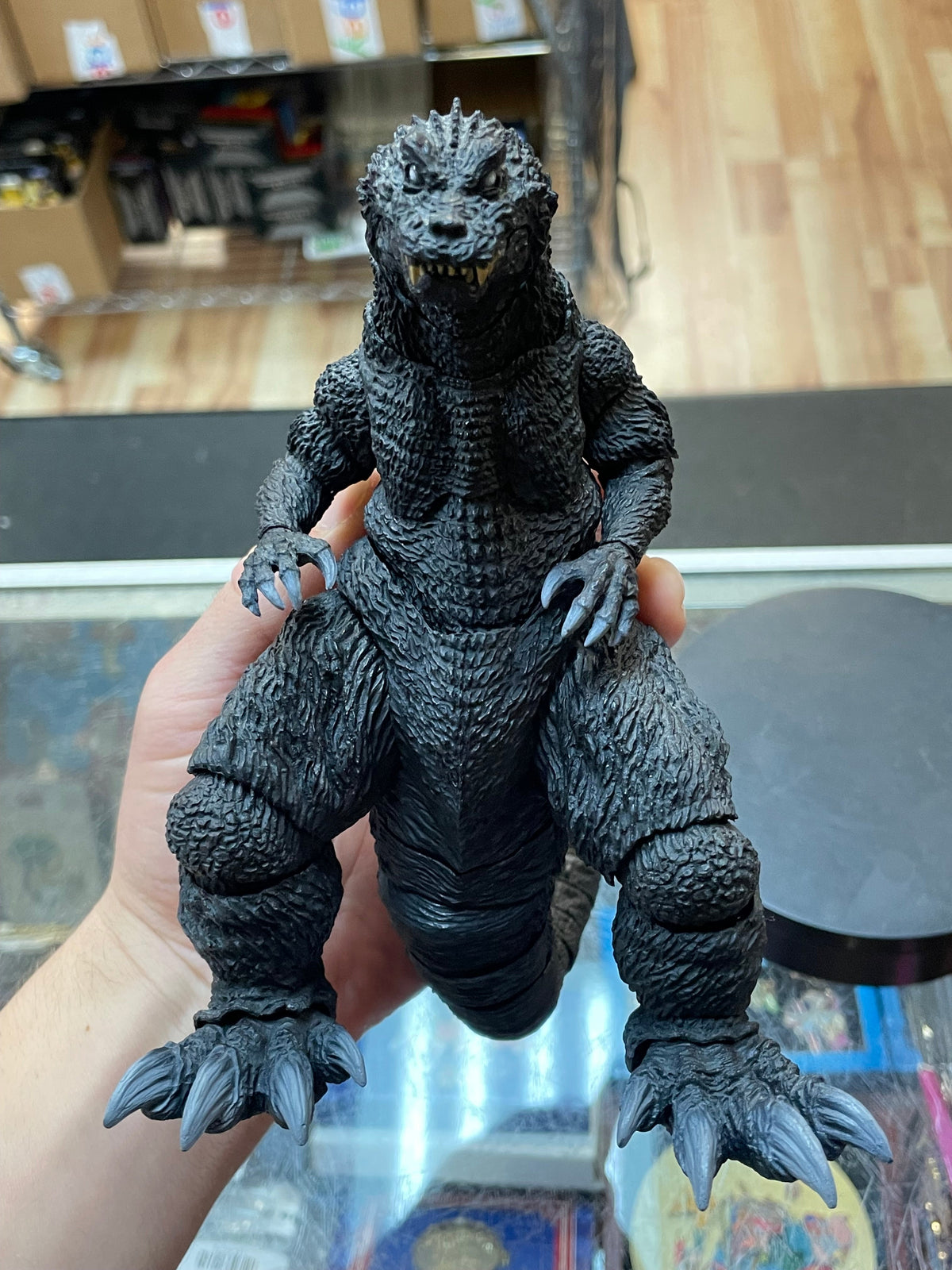 2001 Heat Ray Godzilla (Godzilla SH Monsterarts, Bandai) COMPLETE product image 4, provided for visual reference and product
