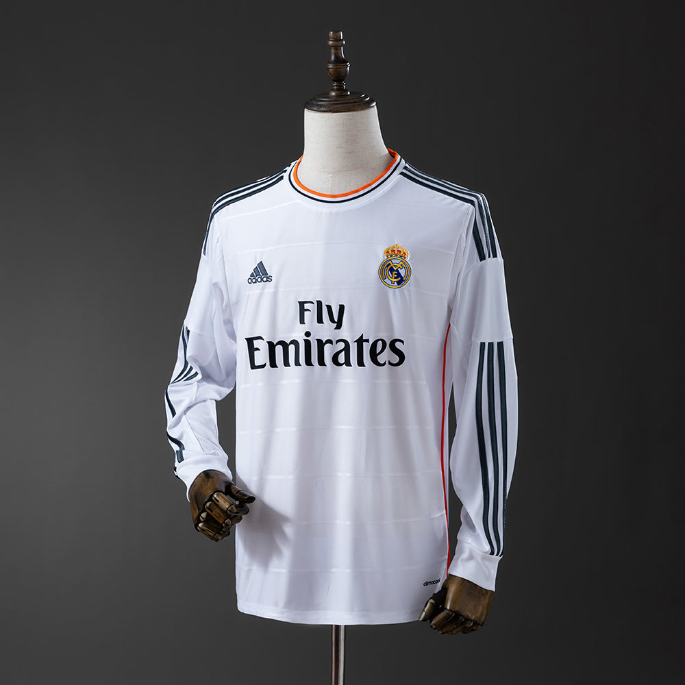 Real Madrid Jersey 2013/14 Home Retro Football Kit Long product image 1