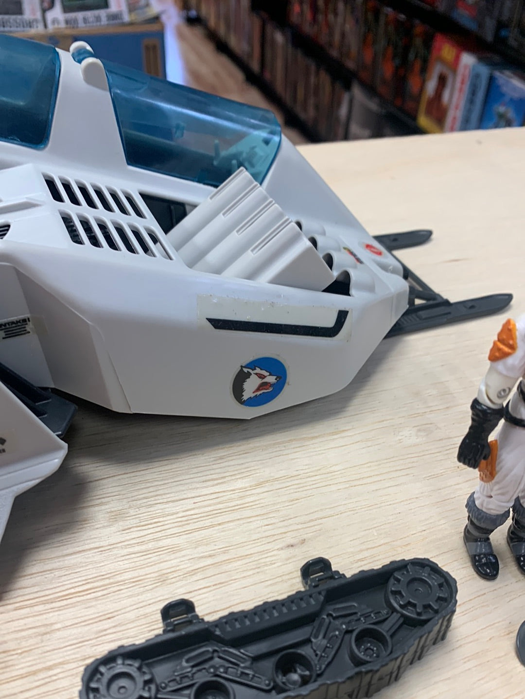 Cobra Wolf with Ice Viper 7725 (Vintage GI Joe, Hasbro) Complete product image 15, provided for visual reference and product