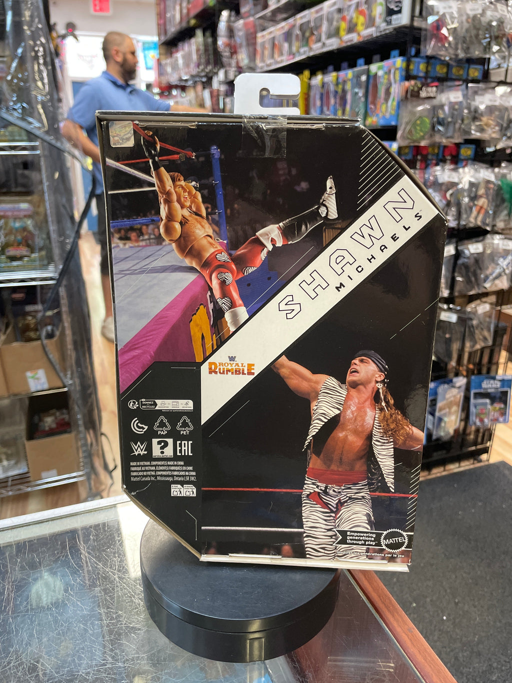 Shawn Michaels Royal Rumble (WWE Ultimate Edition, Mattel) SEALED product image 2, provided for visual reference and product