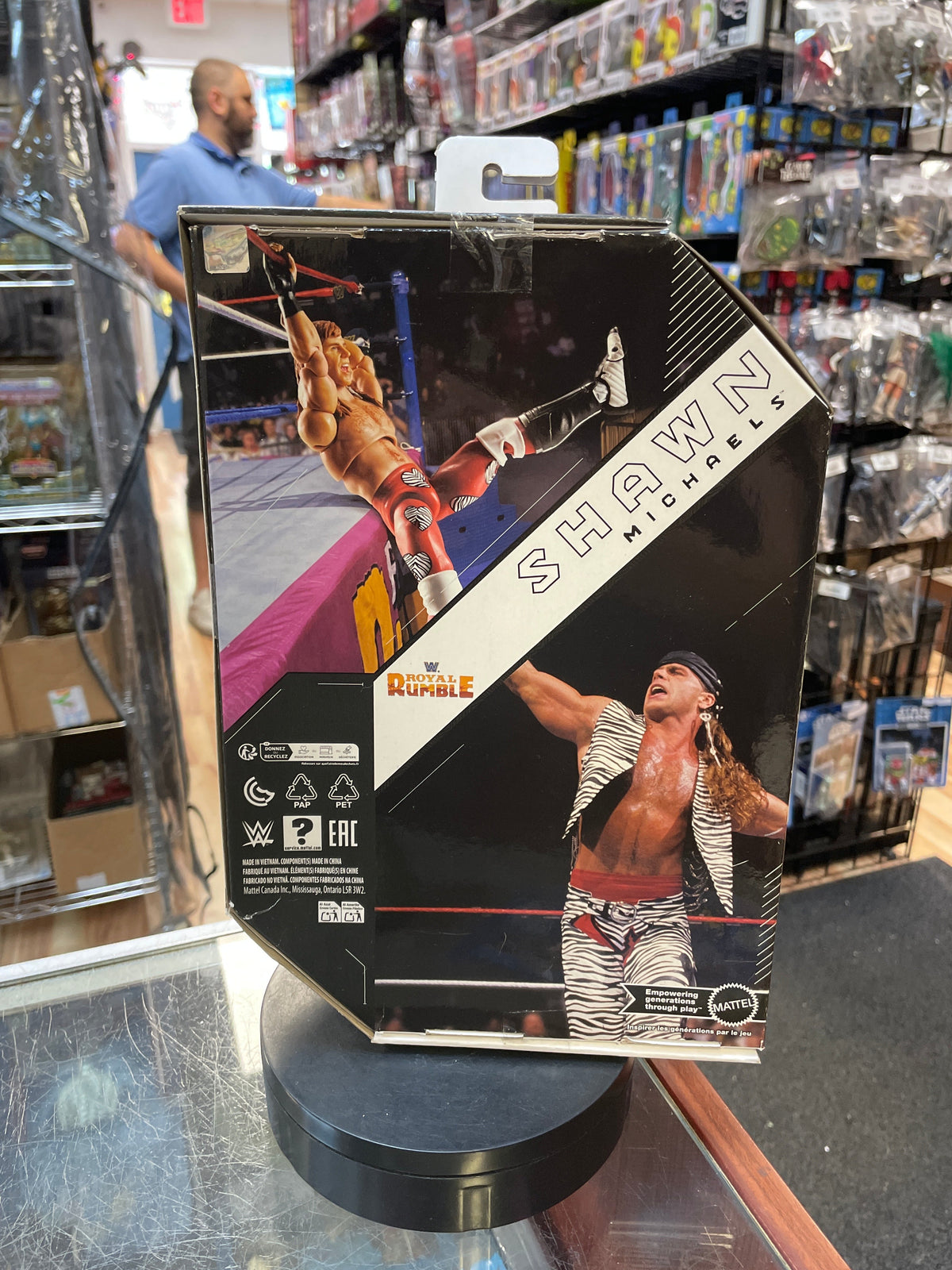 Shawn Michaels Royal Rumble (WWE Ultimate Edition, Mattel) SEALED product image 2, provided for visual reference and product