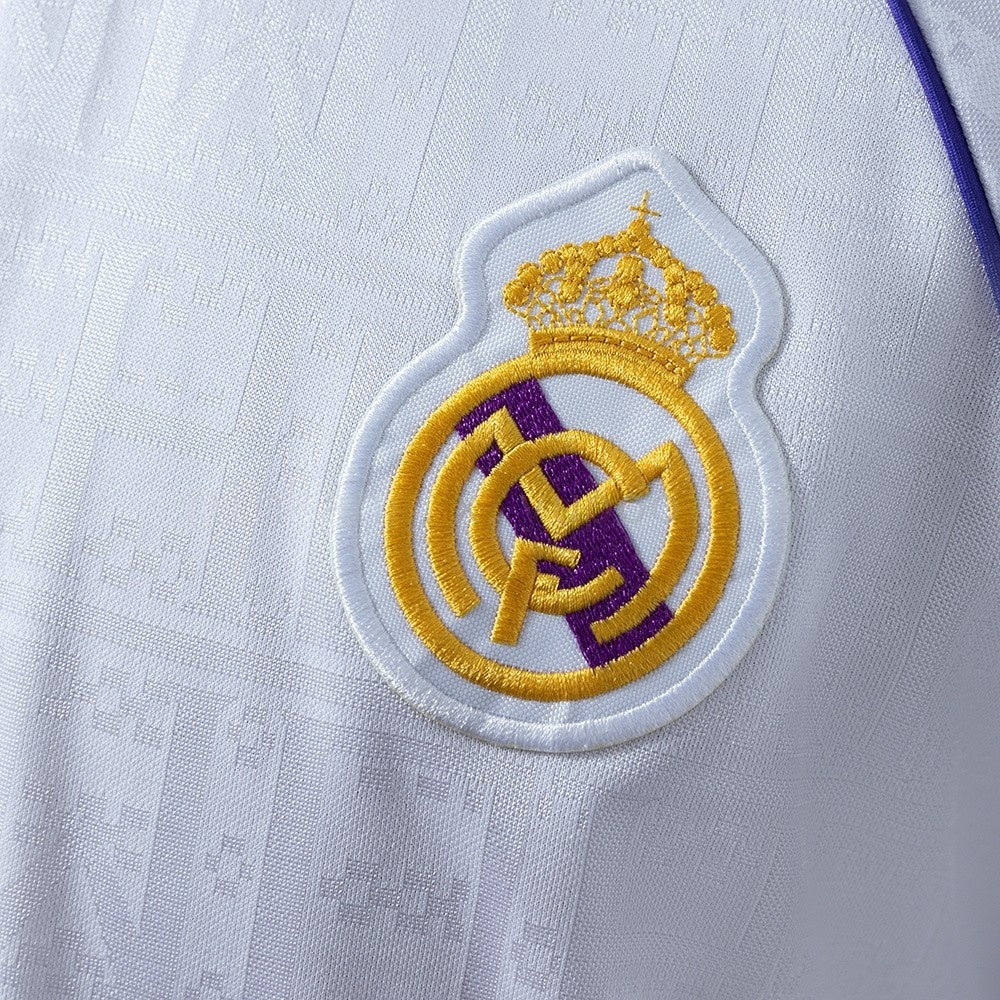Real Madrid Jersey 1990-92 Home Retro Football Kit product image 5