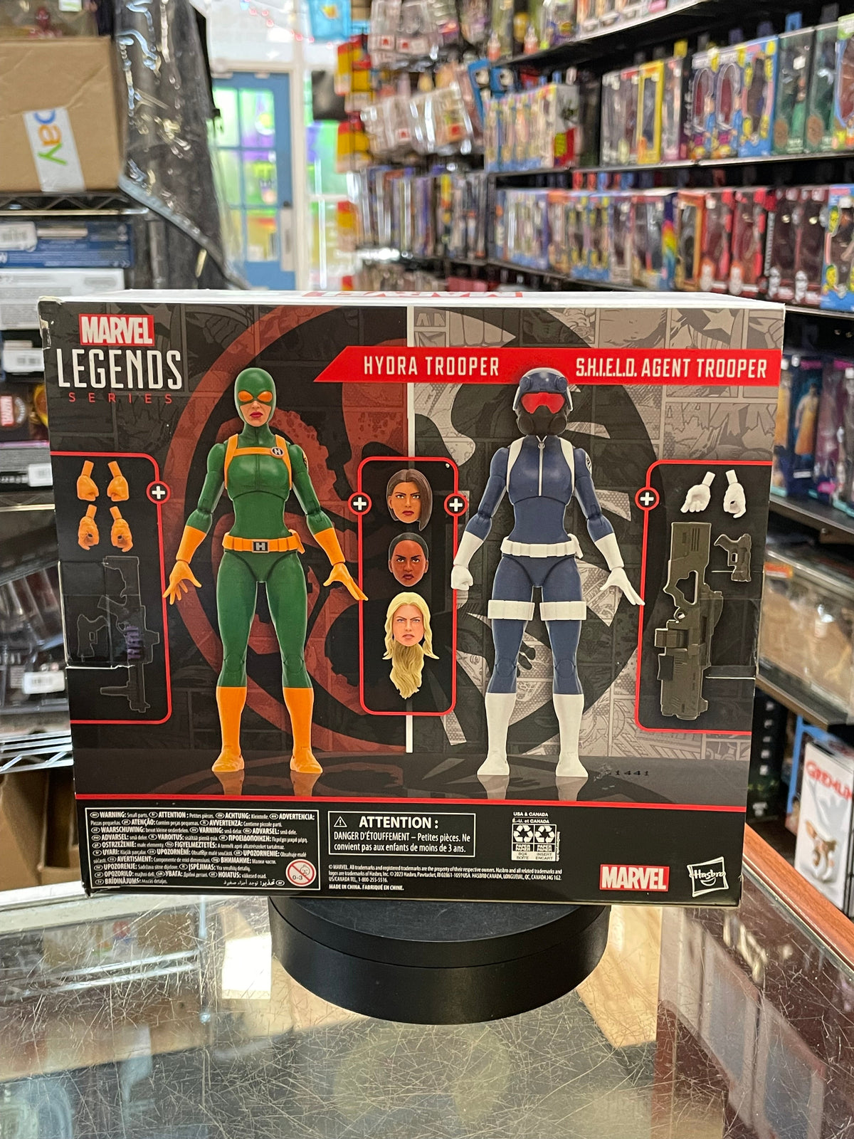 Agent & Hydra Trooper (Marvel Legends, Hasbro) **SEALED** product image 2, provided for visual reference and product detail