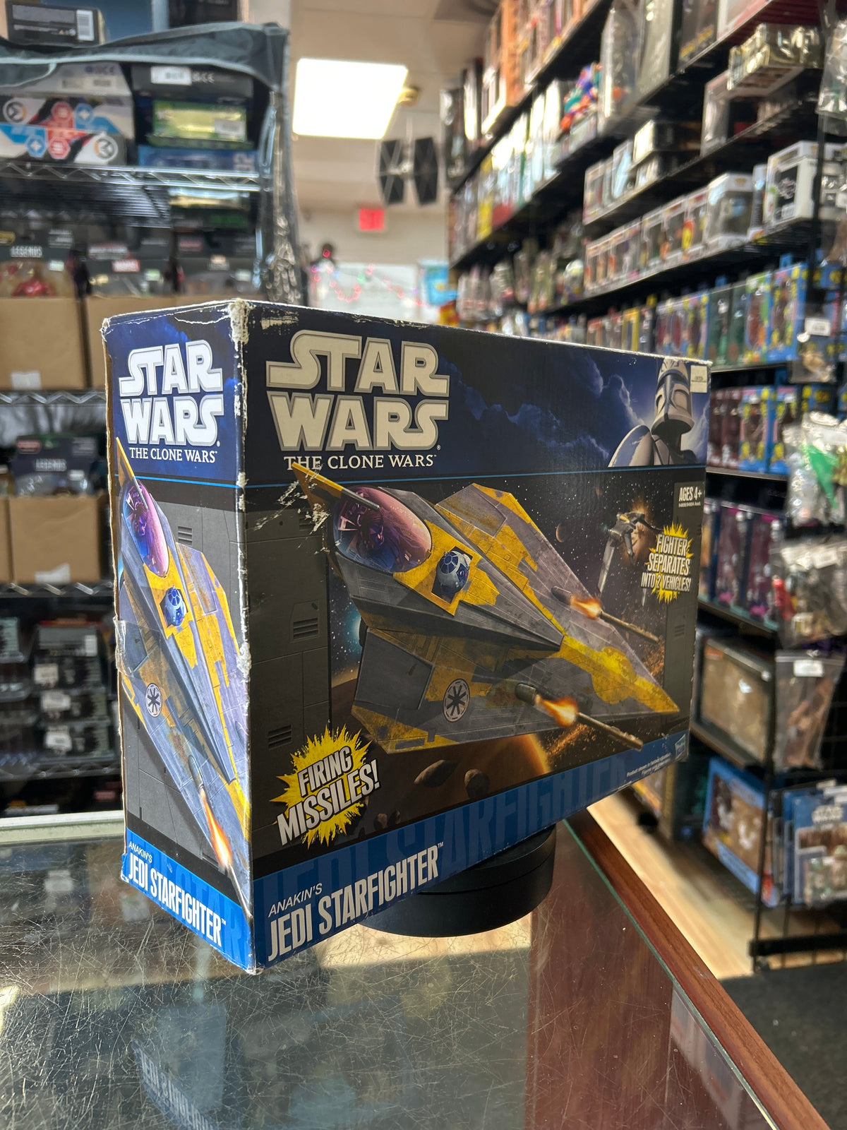 Anakin Starfighter -Clone Wars- (Vintage Star Wars, Hasbro) **SEALED** product image 2, provided for visual reference and