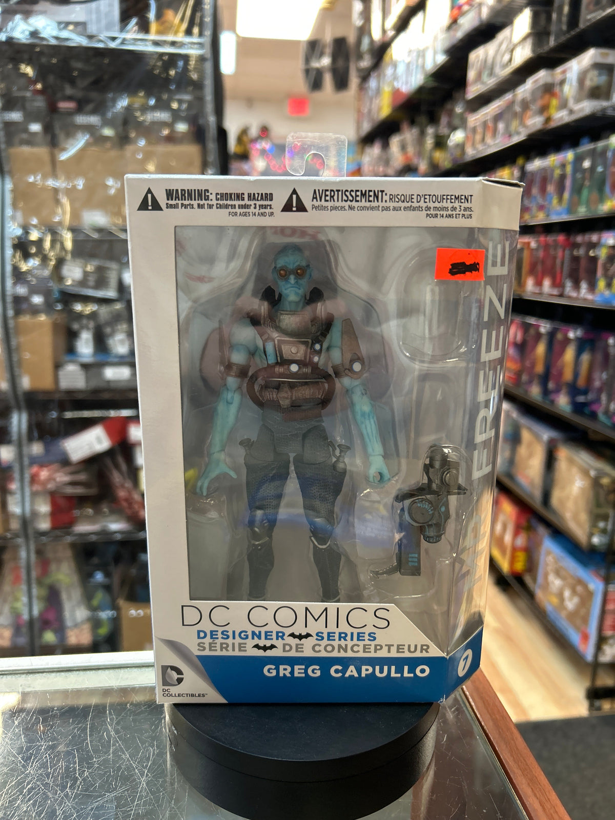 Mr Freeze -Greg Capullo- (DC Direct, Designer Series) **SEALED** product image 1, provided for visual reference and product