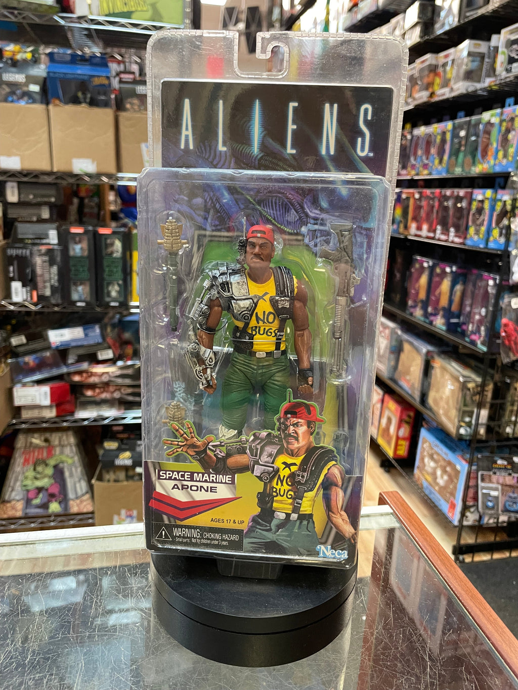 Space Marine Apone (Alien, NECA) **SEALED** product image 1, provided for visual reference and product detail review