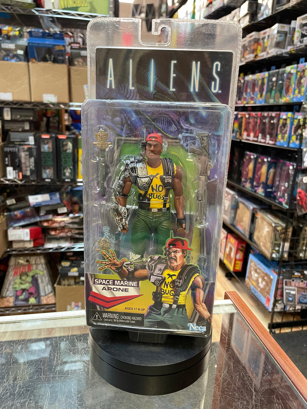 Space Marine Apone (Alien, NECA) **SEALED** product image 1, provided for visual reference and product detail review