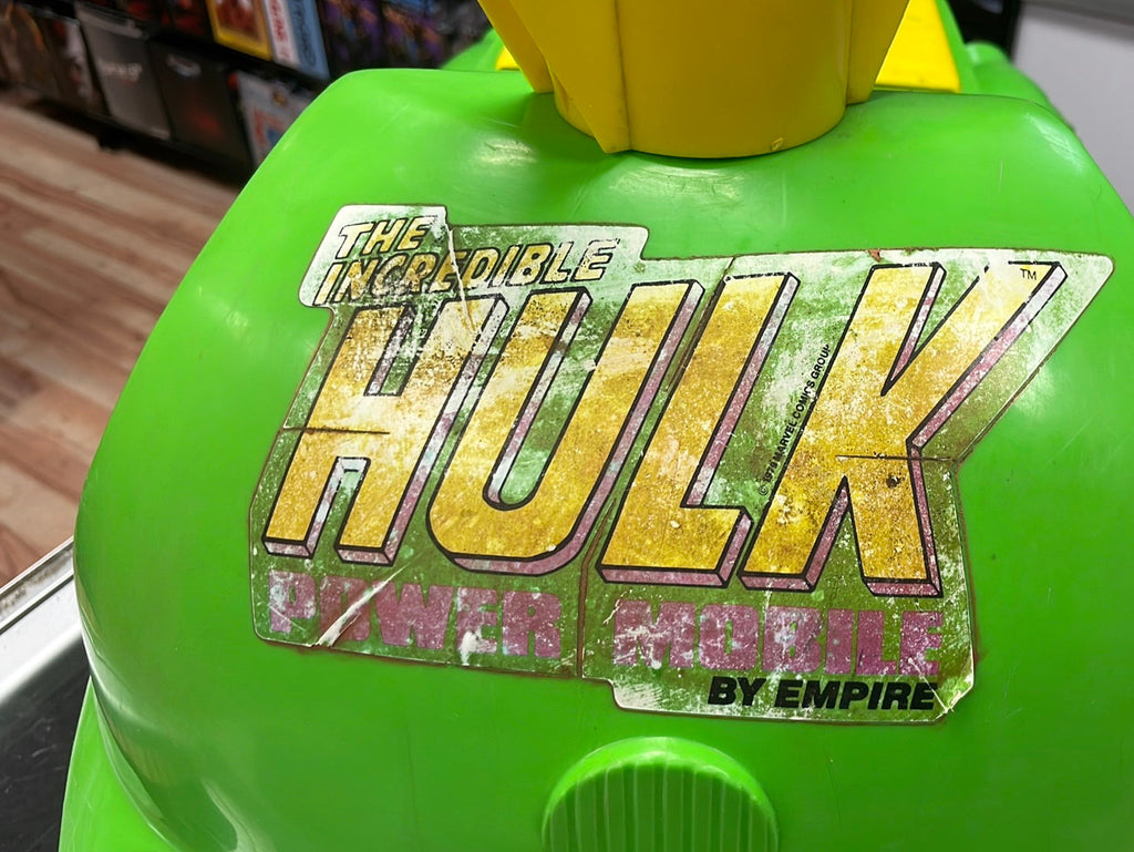 Incredible Hulk Power Mobile Peddle Car (Vintage Marvel, Empire) product image 5, provided for visual reference and product