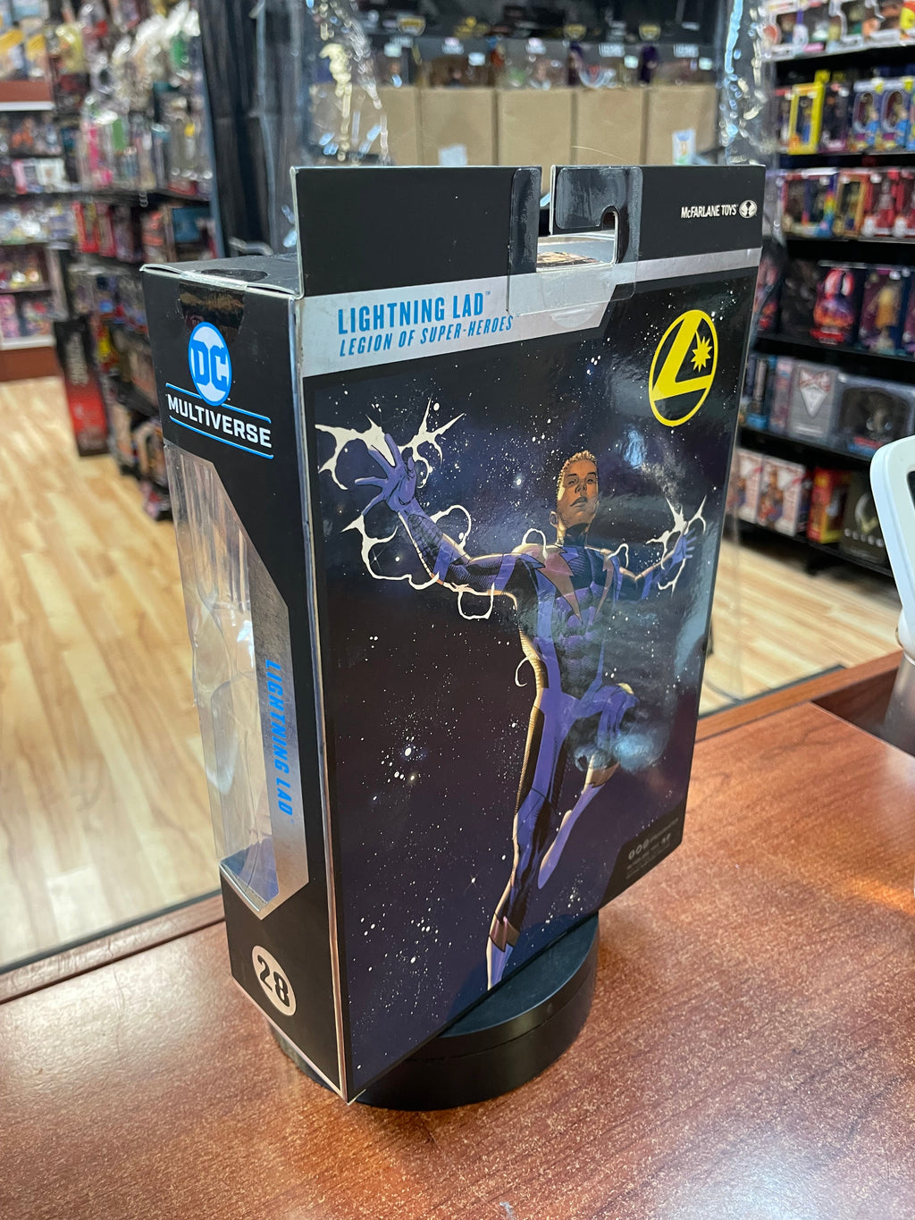 Lightning Lad -Collectors- (McFarlane, DC Multiverse) **SEALED** product image 2, provided for visual reference and product