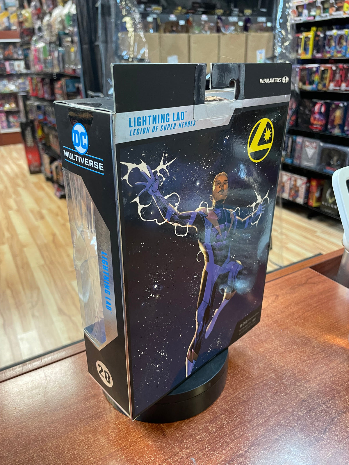Lightning Lad -Collectors- (McFarlane, DC Multiverse) **SEALED** product image 2, provided for visual reference and product