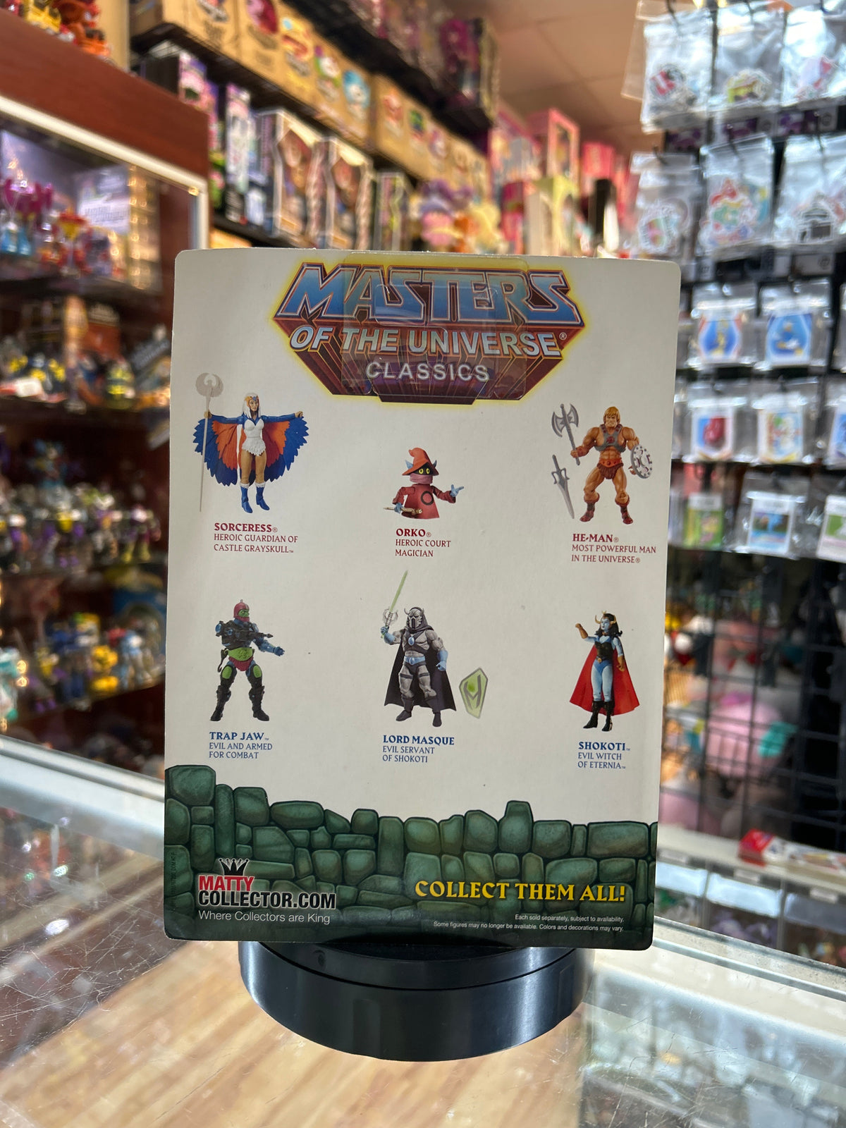 Lord Masque (Mattel, Classics, MOTU) **SEALED** product image 4, provided for visual reference and product detail review