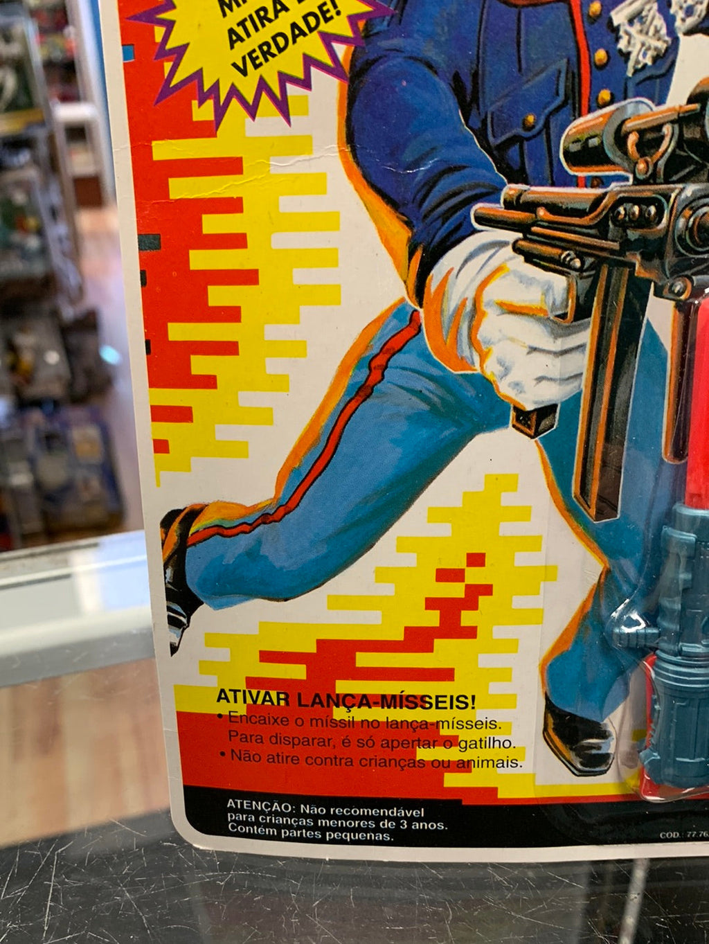 Gung Ho (Vintage GI Joe Estella Brazil, Commandos Em Acao) Sealed product image 5, provided for visual reference and product