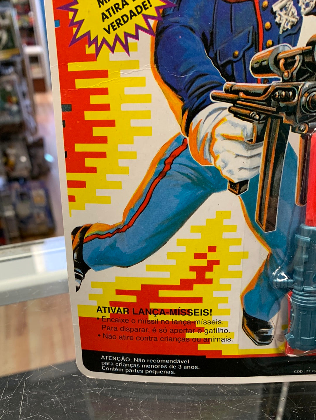 Gung Ho (Vintage GI Joe Estella Brazil, Commandos Em Acao) Sealed product image 5, provided for visual reference and product