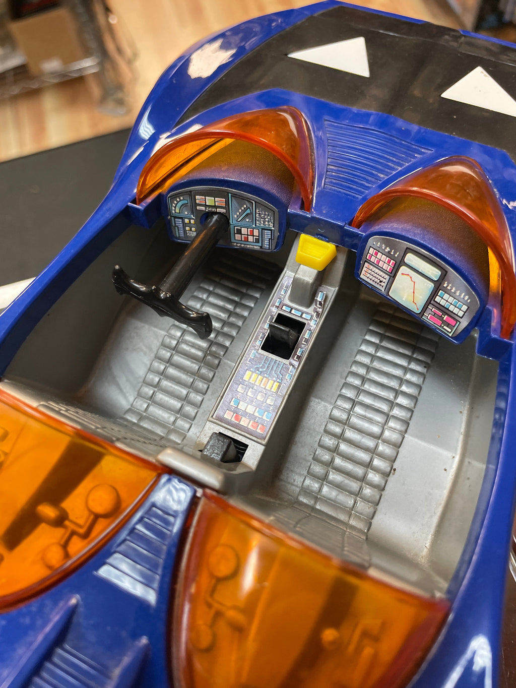 1984 DC Superpowers Batmobile (Vintage Batman, Kenner) COMPLETE product image 5, provided for visual reference and product