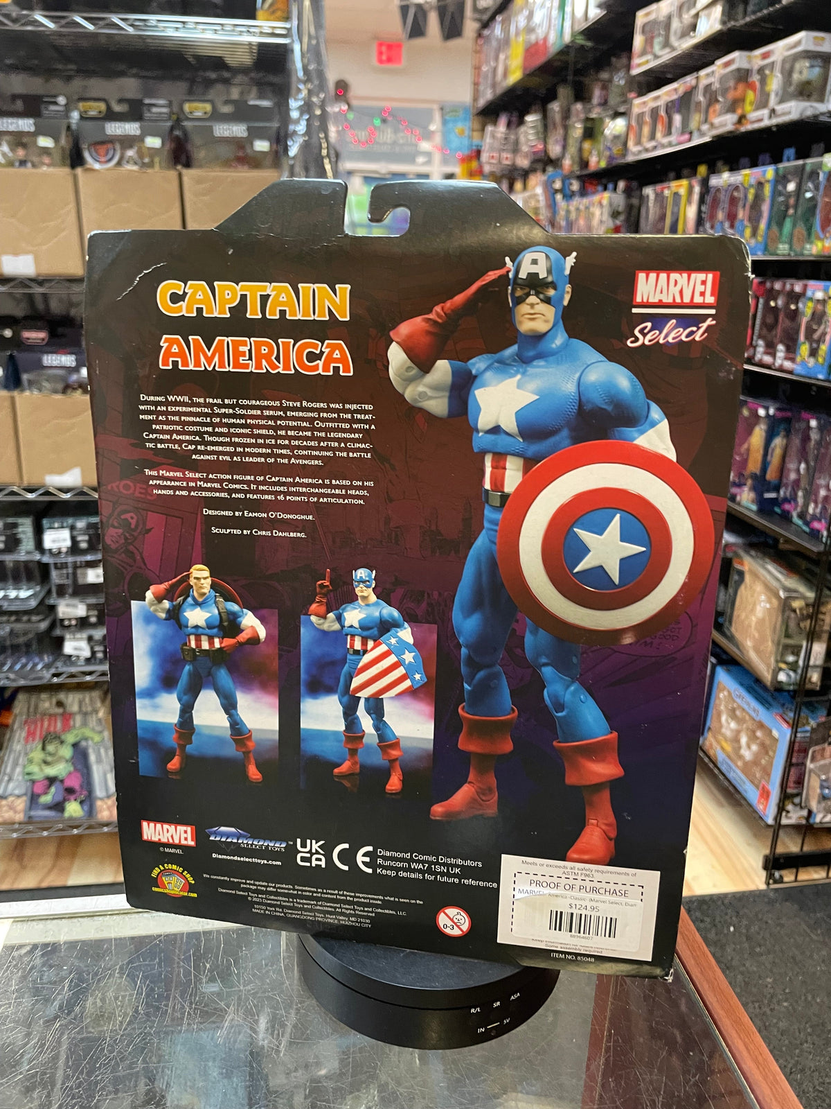 Captain America -Classic- (Marvel Select, Diamond) **SEALED** product image 8, provided for visual reference and product