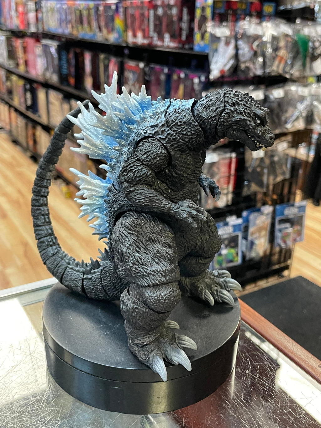 2001 Heat Ray Godzilla (Godzilla SH Monsterarts, Bandai) COMPLETE product image 2, provided for visual reference and product